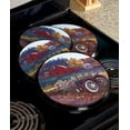thumbnail image 4 of Round Electric Stovetop Burner Cover Set of 4, Morning Run, 4 of 4