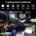 thumbnail image 3 of Linterna WUBEN C2 USB C recargable de 2000 lúmenes IP68, 3 of 3