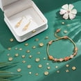 thumbnail image 4 of PH 1350pcs Flower Beads Caps 12 Styles Golden Spacer Bead Filigree Flower Cap Metal Spacer Bead Floral Shaped End Caps for Jewelry Making Supplies, 4 of 5