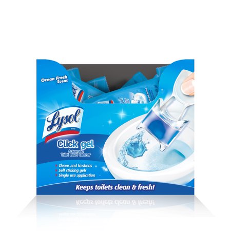 Lysol Automatic Toilet Bowl Cleaning Click Gel, Ocean Fresh Scent, .17 oz