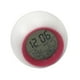 thumbnail image 3 of Reloj despertador redondo colorido con calendario y bola, lámpara de noche, despertador para mesita de noche, reloj despertador para niños, no incluye pilas., 3 of 5