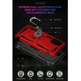 thumbnail image 4 of NIFFPD Galaxy A03S Case, Samsung A03S Case Ring Kickstand Hard PC Soft TPU Phone Cover for Samsung Galaxy A03S 5G Red, 4 of 7