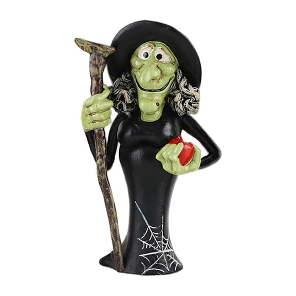 Halloween Witch Resin Desktop Decorative Atmosphere Arrangement Ornaments Halloween Decor
