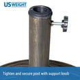 thumbnail image 4 of Us Weight - Cast Stone Patio Umbrella Base 26Lb Adjustable Outdoor Umbrellas For Patio With Base Durable And Weather-Resistant Umbrella Base For Outdoor Use, 4 of 5