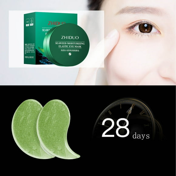 Mascarilla para ojos, parches para ojos, parches de algas para ojos, para hinchazón y ojeras, tratamiento para parches para ojos, belleza y cuidado personal, 60 parches para ojos, 30 pares, parche par