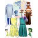 thumbnail image 5 of Inside Out 2 Cosplay Costume Party Fancy Dress Set Jumpsuit Bodysuit, 5 of 5