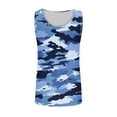 thumbnail image 4 of VBTAPA Men's Workout Tank Tops Lightweight Gym Bodybuilding Training Fitness Undershirts Sleeveless Camo T Shirts Prime Camouflage#8 L, 4 of 6