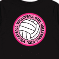 thumbnail image 4 of Inktastic Volleyball Girl Girls Long Sleeve Toddler T-Shirt, 4 of 5