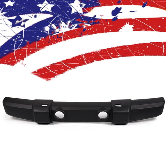 Front Bumper Replacement Black Fit For 2007-2018 Jeep Wrangler JK 07-2018