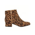 thumbnail image 2 of Women's Chunky Heel Boots Side Zipper Short Boots Chunky Heeled Fashion Boots Low Heel Ankle Booties, 2 of 4