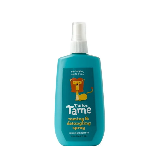 T is For Tame Spray Fijador y Desenredante para Cabello de Niños, Natural y Vegano, Sin Sulfatos ni Parabenos, 125 ml