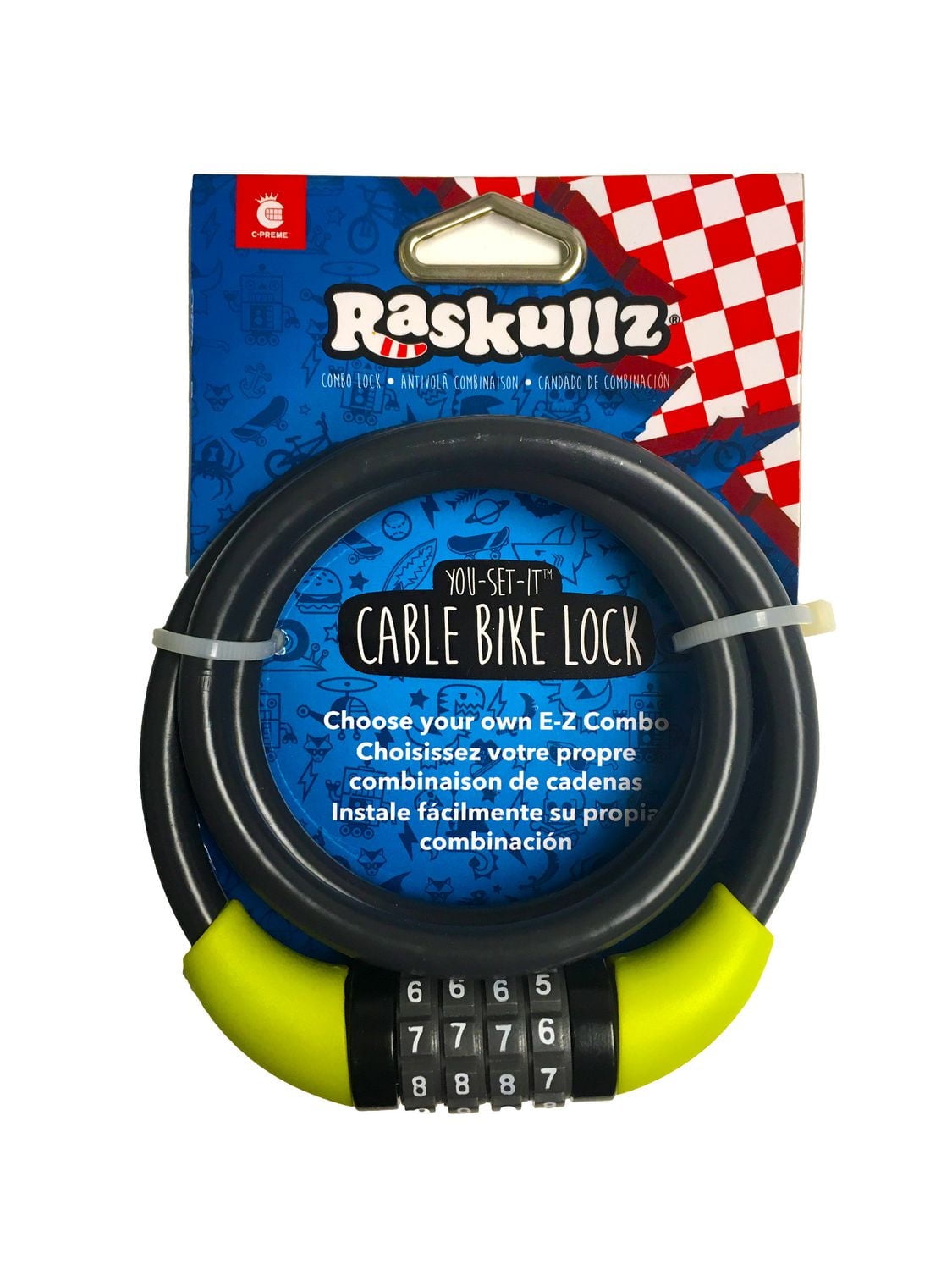 Câble de verrouillage Raskullz Bike Riderz