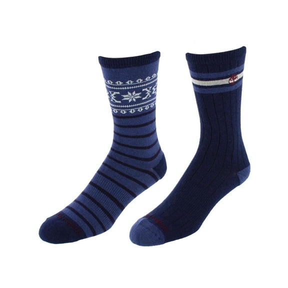 Timberland  Comfort Fair Isle Crew Socks (2 Pair Pack) (Men)
