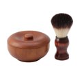 thumbnail image 1 of Bol de Rasage pour Hommes, Ensemble de Brosses à Barbe pour Soins du Visage, 1 of 8