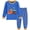 1# Blue, variant on FEDPOP Toddler Boys Pajamas Truck Graphic Long Sleeve Sleepwear Kids Pjs Set Size 3T