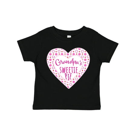 

Inktastic Grandpa s Sweetie Pie with Pink Hearts Boys or Girls Toddler T-Shirt