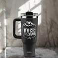 thumbnail image 3 of Light Source 40 oz The Rock Stainless Steel with Straw Travel Mugs, 3 of 5