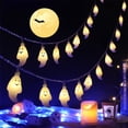 thumbnail image 3 of Txlixc Linternas de Halloween, decoración de fantasmas sonrientes Txlixc  moda, 3 of 5