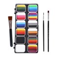 thumbnail image 3 of Face Body Paint Set Easy to Use with Brushes Cosplay Painting Palette Makeup, 3 of 10