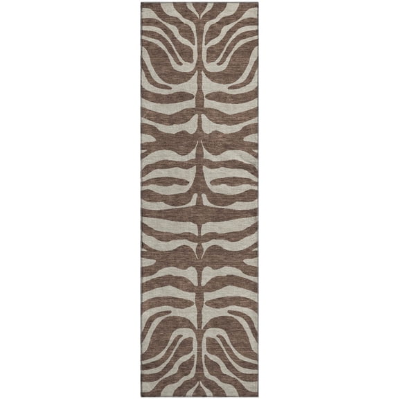 Dalyn Rugs Premium Machine Washable Mayfield AMF1042 Brown 2'3" x 7'6" Runner Rug