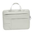 thumbnail image 3 of Portátil portátil de 15,6 pulgadas de mano Maletín Maletín Funda Bolsa Bolsa gris Hugo Bolso portátil para computadora portátil, 3 of 10