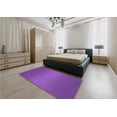 thumbnail image 5 of Ahgly Company Machine Washable Indoor Square Transitional Crimson Purple Area Rugs, 8' Square, 5 of 7