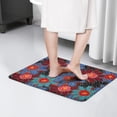 thumbnail image 4 of Pioneer Flower Floral Print Flannel Non Slip Door Rugs,Washable Door Mats Indoor,Decorative Door Mats,Dirt-Resistant and Absorbent Doormat for Entrance,Bedroom,Kitchen,Bathroom,23.5"x16", 4 of 5