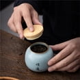 thumbnail image 4 of SHAOSZC Realza el estilo y la funcionalidad de tu cocina con este elegante y versátil trío de tarros de té de cerámica sellados para despensa. Ideales para almacenar alimentos a granel en espacios, 4 of 7