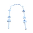 thumbnail image 4 of Cadena de chupete de silicona,Correas de seguridad de cadena de chupete de silicona para niños y niñas,Soporte para chupete Cadena de silicona Juguete para biberón,Correa Chupete Cordón Azul, 4 of 8