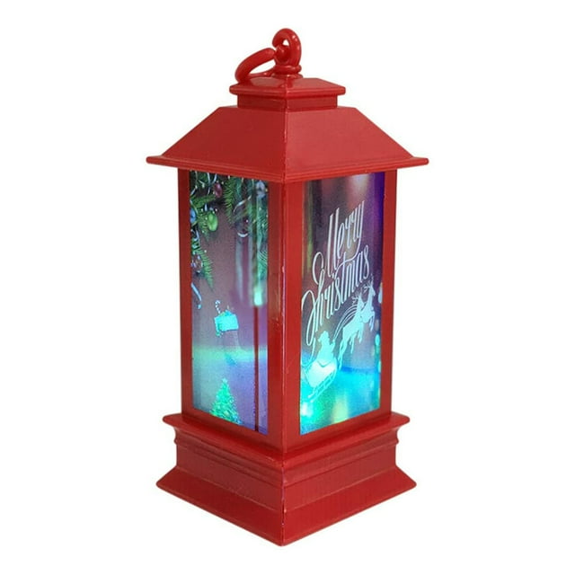 Vela Vintage Linterna Decorativa Al Aire Libre Con Luz Led Vela De Navidad Linternas De Mesa De Luz De Té Led Para Decoración De Navidad Speravity HA043961-03