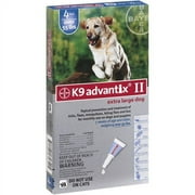 K9 Advantix II Flea and Tick Control Monthly Treatment for Extra-Large Dogs, 4 Doses