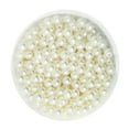 thumbnail image 3 of 500pcs 6mm Round ABS Imitation Pearls Jewelry Findings For DIY - White 1, 3 of 5