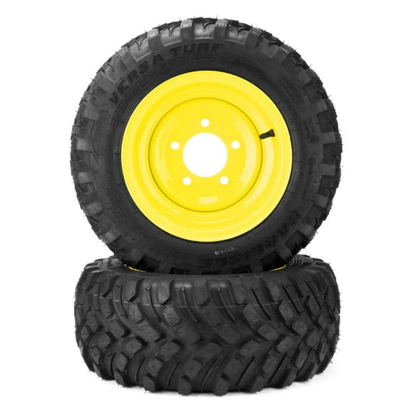 (2) Versa Turf Tire Assemblies 18x8.50-10 John Deere 1023E 1026R 1025R LVA20123
