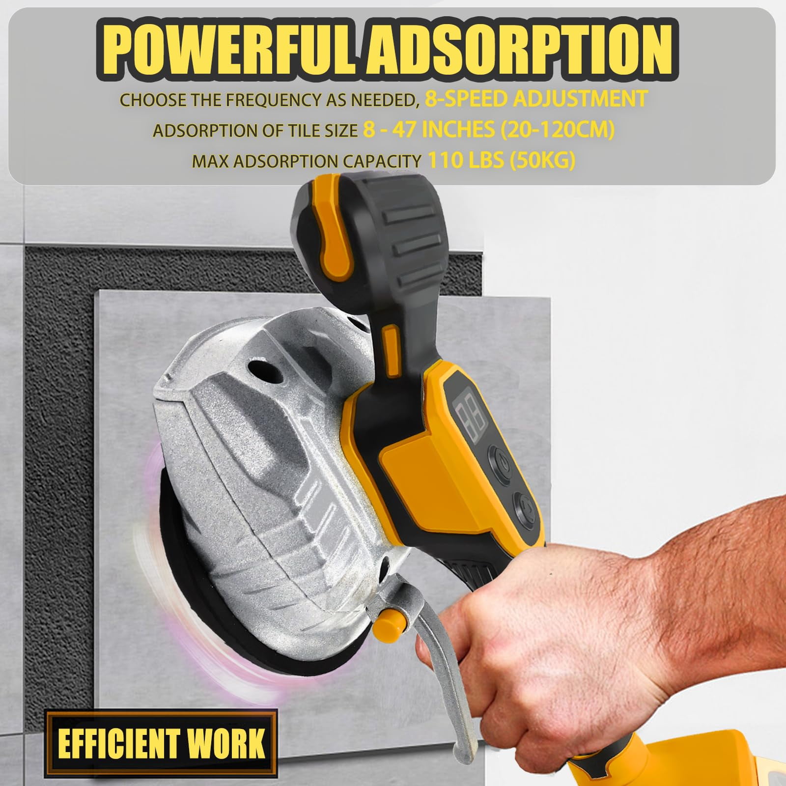 Battery Powered Tile Vibration Leveling Machine For Makita 18v Battery 16000rpm