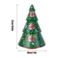 thumbnail image 3 of Home99 Christmas Candy Containers Christmas Tree Cookies Jars Colorful Sugar Bowl Food Containers for Christmas Table Decorations As Well As Holiday Celebrations, 3 of 9