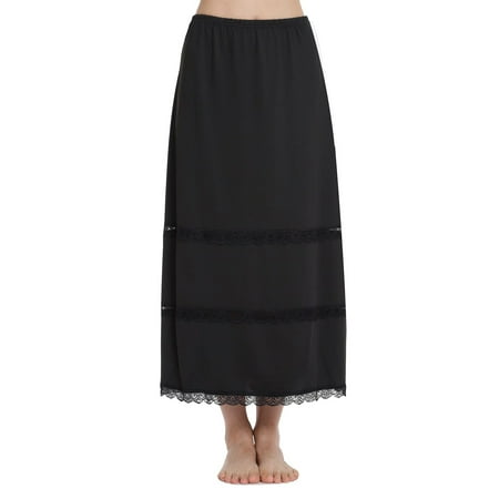 

Half Slips for Under Dress Women Underskirt Dress Extender Lace Trim Knee Length