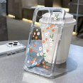 thumbnail image 1 of Funda transparente con flores para iPhone, 11, 12 Pro Max, XR, X, XS, 7, 8 Plus, SE 2020, 14, 13 Pro, XS Max, 1 of 4
