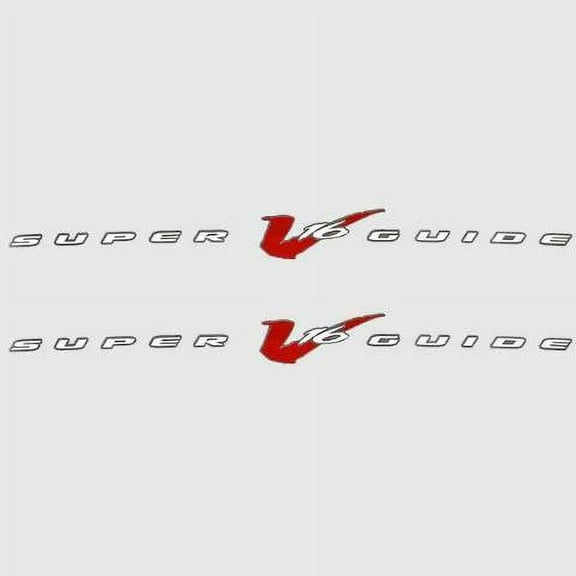 Tracker Boat Super Guide Decals 161721 | V16 Vinyl 35 1/2 Inch (Pair)