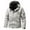#Khaki, variant on DPTALR Men's Solid Color Waterproof Workwear Jacket with Long Sleeves ,Hood ,Multiple Pockets,Black,XXXXL