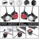 thumbnail image 5 of Led Bike Lights, Usb Rechargeable Bicycle Light Set Waterproof, 5 of 5
