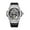 silver black, variant on Tourbillon Skeleton Automatic Self-winding Mechanical Wrist Watch Men Sapphire Crystal Diamond Business Hollow Waterproof Clock Man Luminous Steel Leather Wristwatch