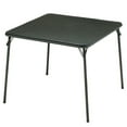 thumbnail image 1 of MECO Sudden Comfort 34 x 34 Inch Square Metal Folding Table, Black, 1 of 3