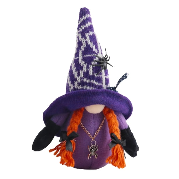 Toystoory Muñeca sin rostro de Halloween, decoración de mesa, adorno de fiesta, accesorios de juguete para niños, para dormitorio de noche, oficina Kits de decoración para fiestas Mujer Toystoory HA069110-02