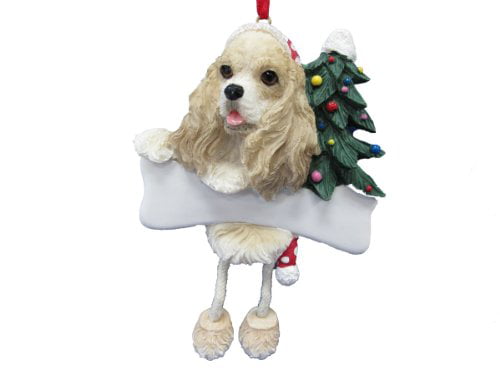E&S Pets Holiday Christmas Ornament Ball Shatterproof NEW Cockapoo Dog 