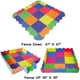thumbnail image 3 of Tapete para Bebé Colores con Pared Perimetral Piso Infantil de Juego Tapetes de Espuma Alfombra para Bebé Tapete Infantil Expandible, 3 of 7
