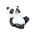 thumbnail image 2 of Resina decorativa Panda Escultura Estatua Animal Miniaturas Figuras Colección Estatuilla Panda Ornamento para el hogar Estantería Decoraciones de 8cmx4.5cmx4cm Sunnimix Estatua de escultura de panda, 2 of 7