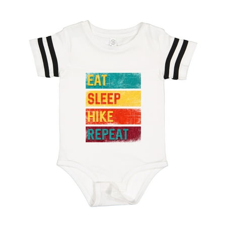 

Inktastic Hiking Camping Eat Sleep Hike Repeat Gift Baby Boy or Baby Girl Bodysuit