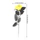thumbnail image 2 of 10pcs Halloween Fano Rose Rose Rose artificial decorativo con cráneo para la fiesta de Halloween HOMEMAXS 14425160-MX, 2 of 6