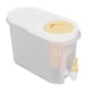 thumbnail image 5 of Jarra De Agua De 3,9 L Con Grifo, Doble Filtración, Ahorro De Espacio, Tetera Fría De Plástico, Anillos De Silicona, Gran Capacidad De 3,9 L Con Tapa Para Cocina YLSHRF Amarillo, 5 of 8
