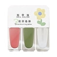 thumbnail image 2 of 3-Pack Water-Based Air-Dry Nail Polish, V01 Dessert Master - Water Based Non‑Peel Nail Polish Set for Girls & Kids, Quick Drying Opaque & Glitter Colors, 12Ml, Nail Polish Easter M Makeup Organizers, 2 of 5